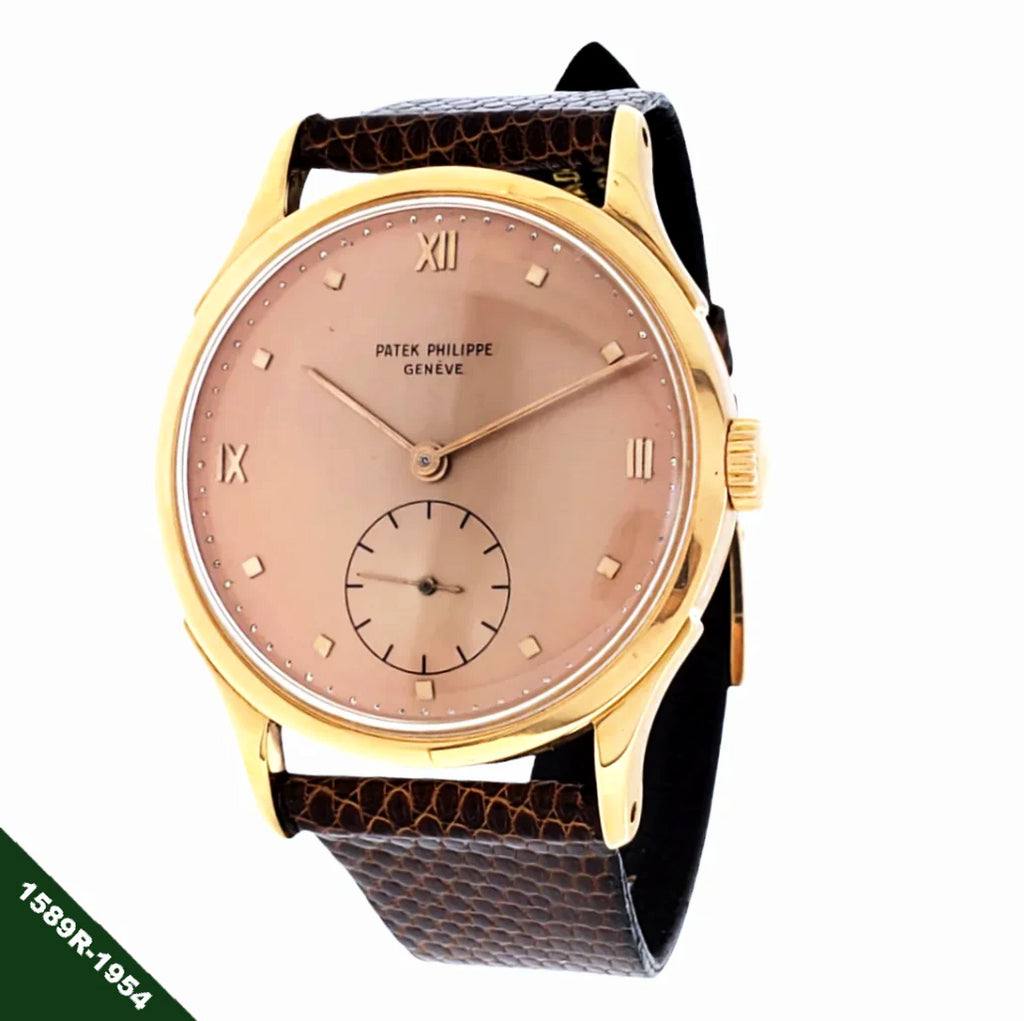 Patek Philippe 1589R Vintage 36mm Calatrava Watch Mint Condition Circa 1954