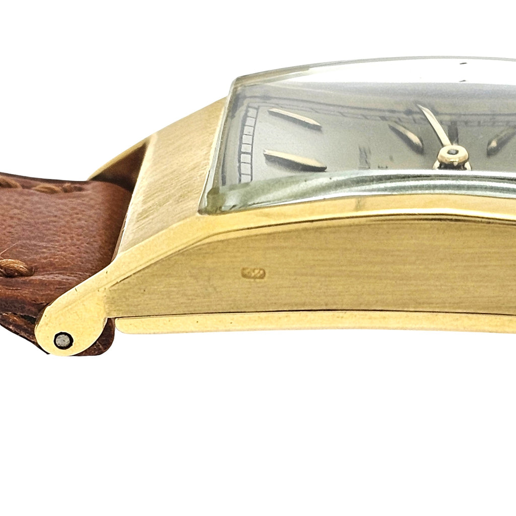 Patek Philippe 425J "Tegolino" Iconic Vintage  Art Deco Watch in Yellow Gold Circa 1948