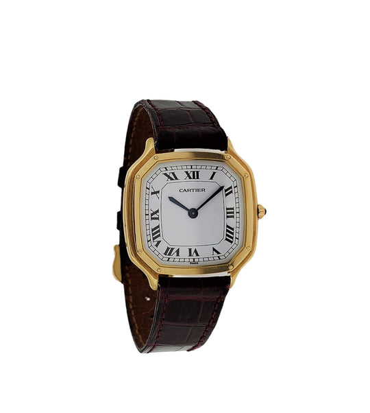 Vintage Cartier Trianon Santos Extra Thin, Large size, Circa 1978-1980 ...