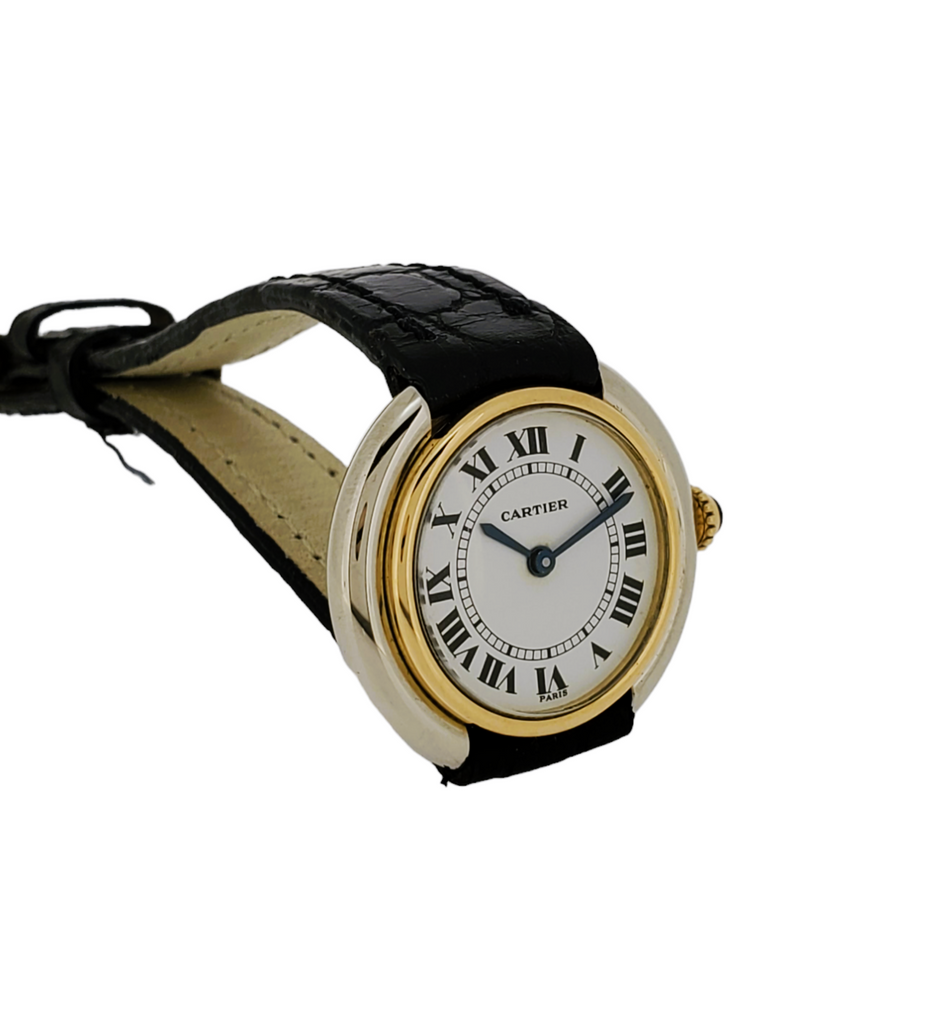 Cartier Paris Vendome  Small 2-Tone Watch26mm Manual wind ,Circa 1973-1976