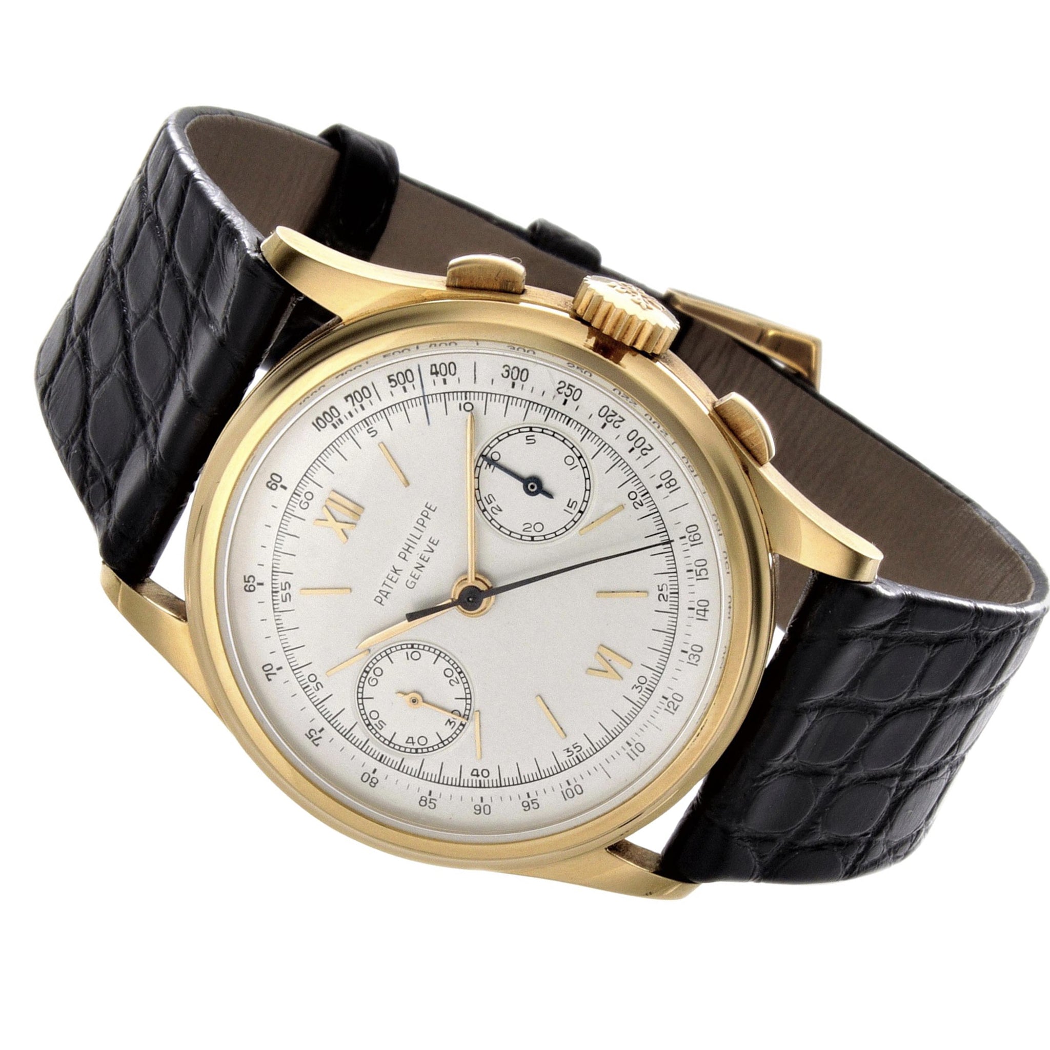 Patek Philippe 530J Jumbo Vintage Chronograph 36.5 mm Watch circa 1946 PatekMonger